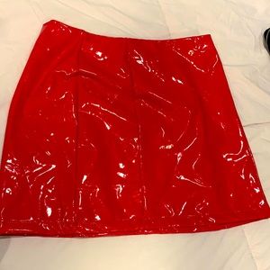 SHEIN RED SKIRT